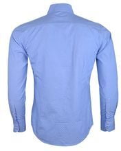 Michael Plain Long Sleeve Shirt - Blue Michael Plain Long Sleeve Shirt - Blue