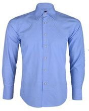 Michael Plain Long Sleeve Shirt - Blue Michael Plain Long Sleeve Shirt - Blue