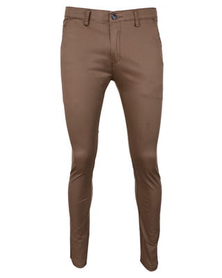 Mandy Pencil-cut Chinos Trouser - Carton Brown|10631 Mandy Pencil-cut Chinos Trouser - Carton Brown|10631