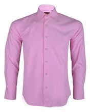 Mikael Plain Long Sleeve Shirt - Pink Mikael Plain Long Sleeve Shirt - Pink